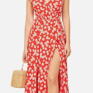 Reformation Wrap Midi Dress